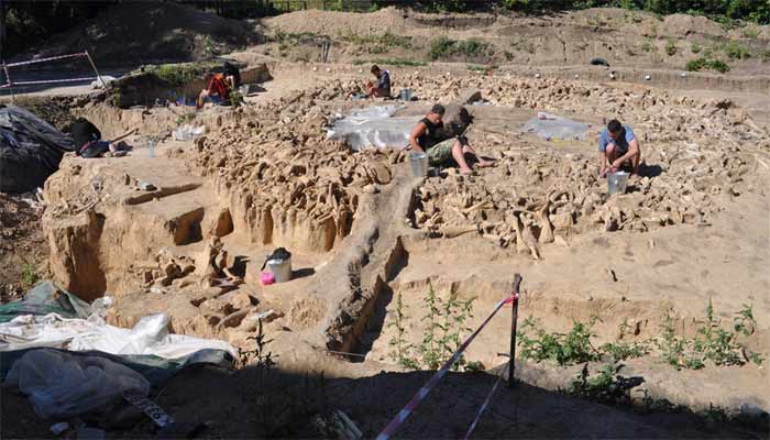 La impresionante cabaña de 25.000 años construida con huesos de mamut