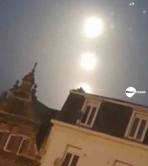 Tres gigantescos OVNIs son grabados sobre Bélgica