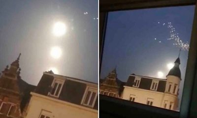 Tres gigantescos OVNIs son grabados sobre Bélgica (Video)