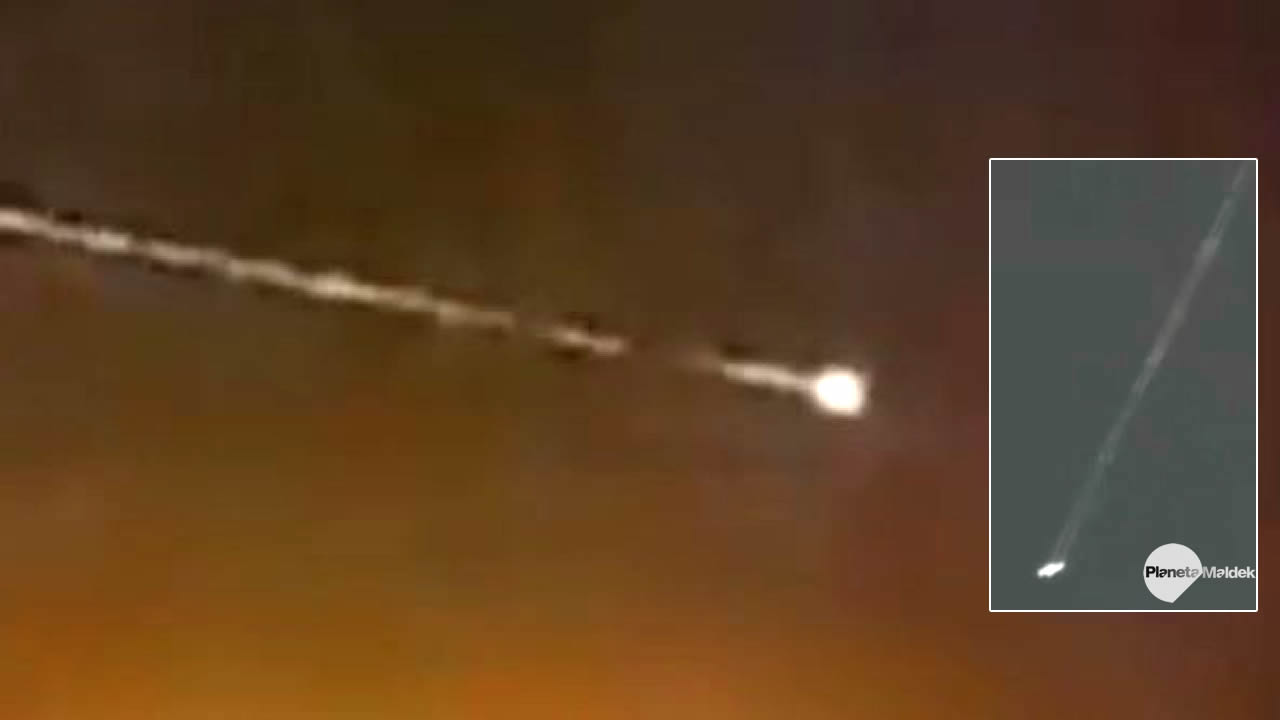 Objeto Espacial No Identificado entró en la atmósfera terrestre sobre México