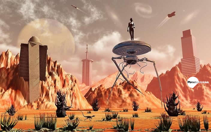 ¿Una raza alienígena gigante habitó Marte en el remoto pasado?
