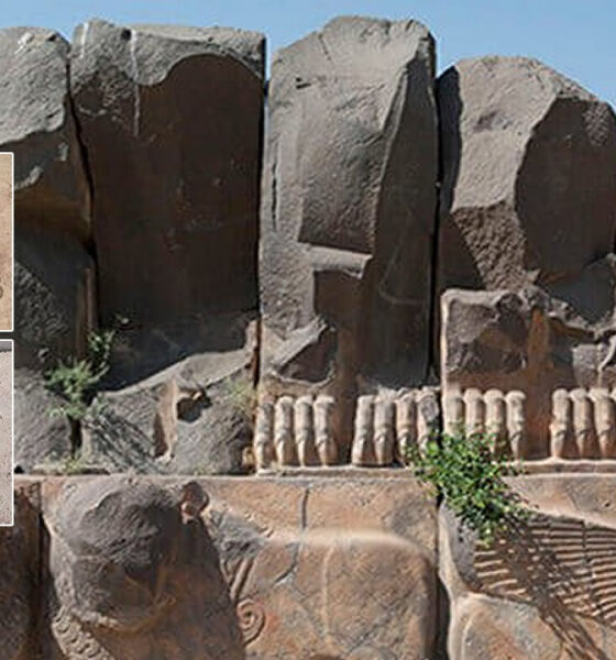 Enormes huellas de pies en las Ruinas del Templo de Ain Dara ¿Gigantes en el remoto pasado?