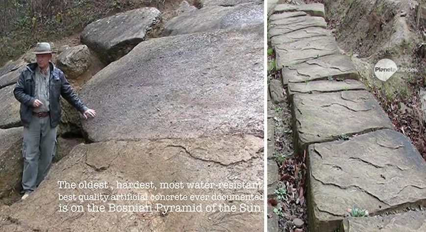 Hallazgos anómalos cerca del llamado Complejos de pirámides de Bosnia 