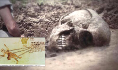 Los esqueletos "gigantes" Quinametzin hallados en México