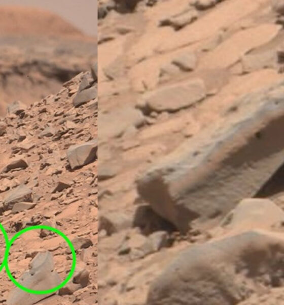 Una extraña roca en Marte con "ángulos rectos" divide la opinión de los investigadores