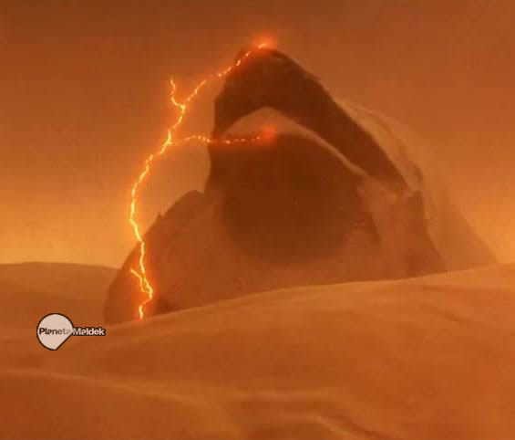 Gusano en la película "Dune"