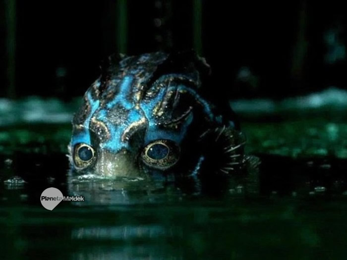Representación de una criatura acuática en el cine
