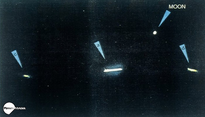 3 OVNIs vistos sobrevolando la luna cuando el Apolo 13 se dirigía a ella