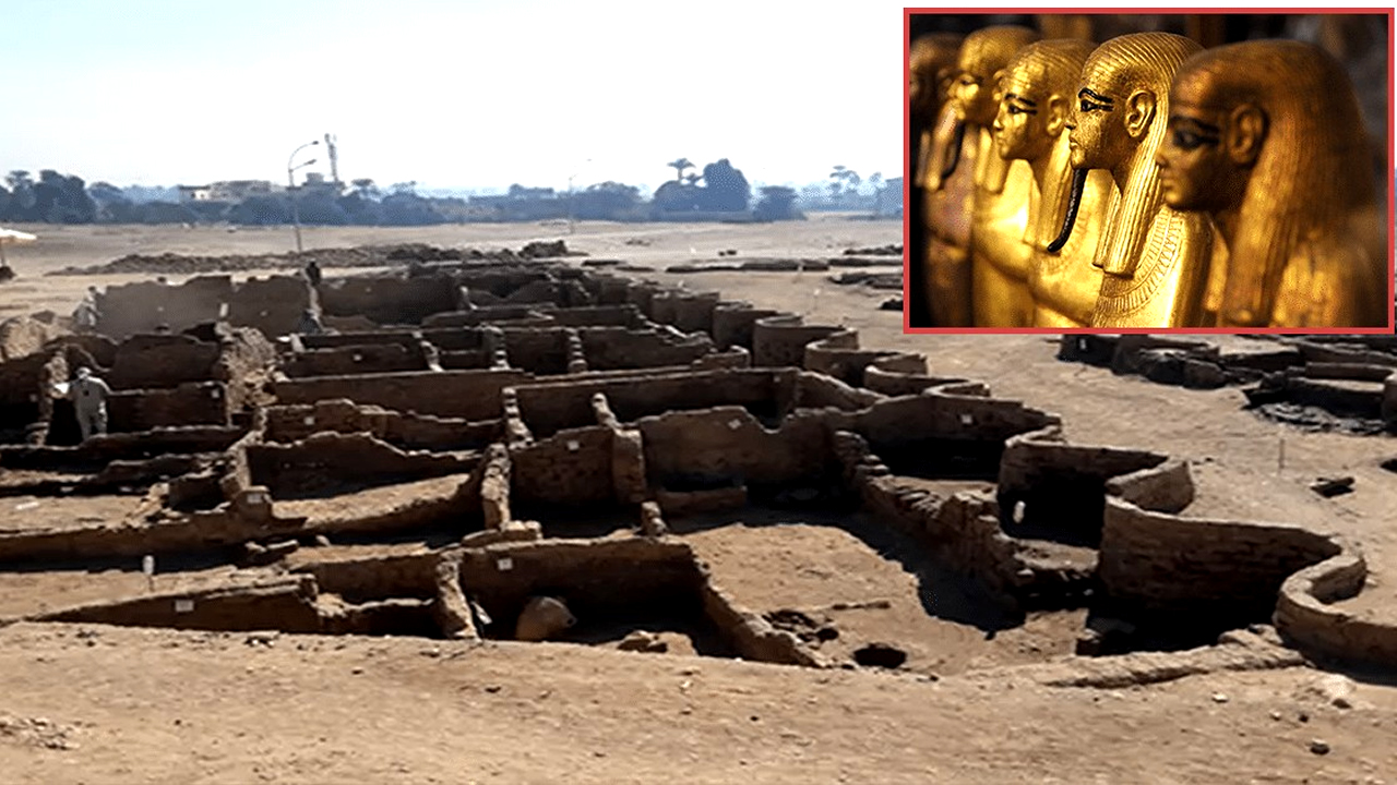 El misterio de la "ciudad dorada" perdida de 3.000 años hallada en Egipto
