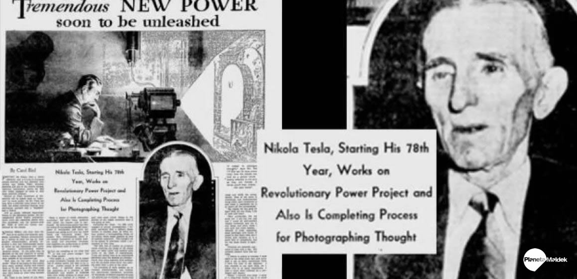 Nikola Tesla y su cámara para fotografiar pensamientos