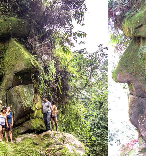 El enorme "Rostro de Harakbut" encontrado en medio de la selva amazónica. ¿Guardián del Dorado?