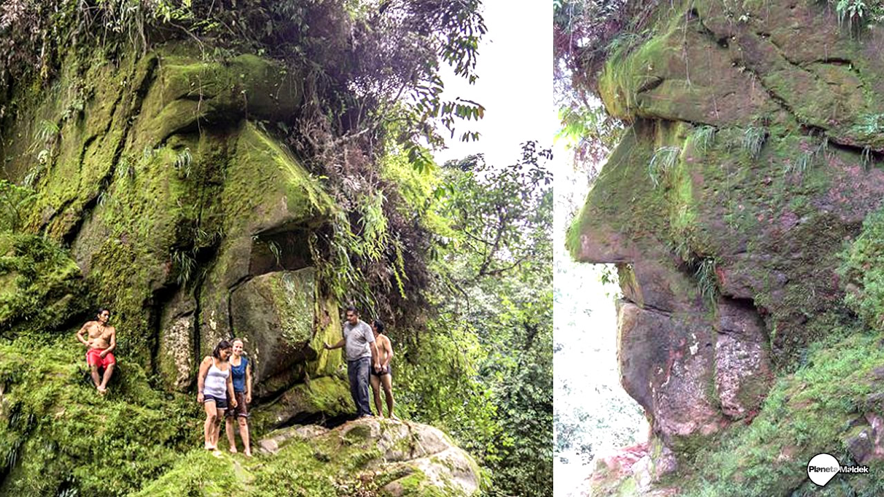 El enorme "Rostro de Harakbut" encontrado en medio de la selva amazónica. ¿Guardián del Dorado?
