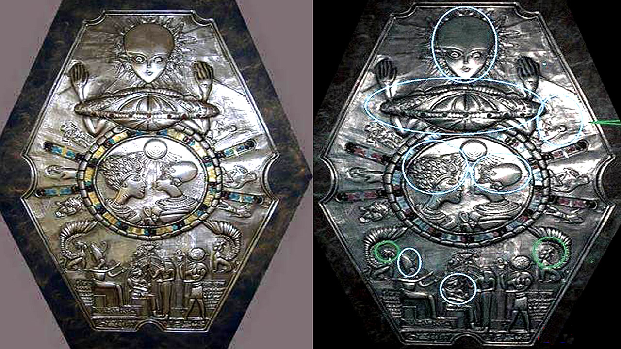 El misterioso "medallón alienígena" encontrado en una tumba egipcia