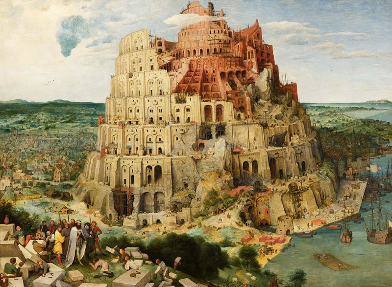 La Torre de Babel, pintura al óleo sobre lienzo de Pieter Brueghel el Viejo