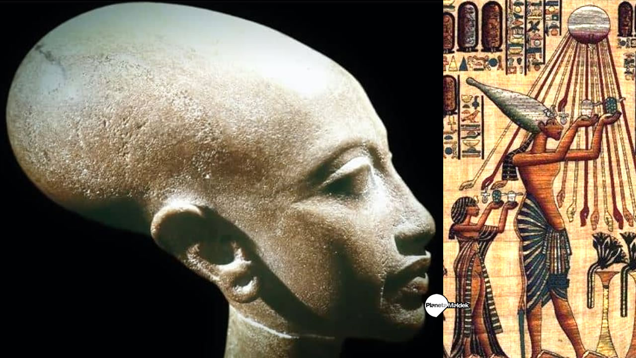 Atón, el Disco Solar del faraón Akenatón. ¿Una enorme nave esférica que surcaba el cielo de Egipto?