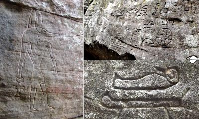 Los antiguos jeroglíficos "egipcios" descubiertos en Australia pueden destrozar la historia conocida