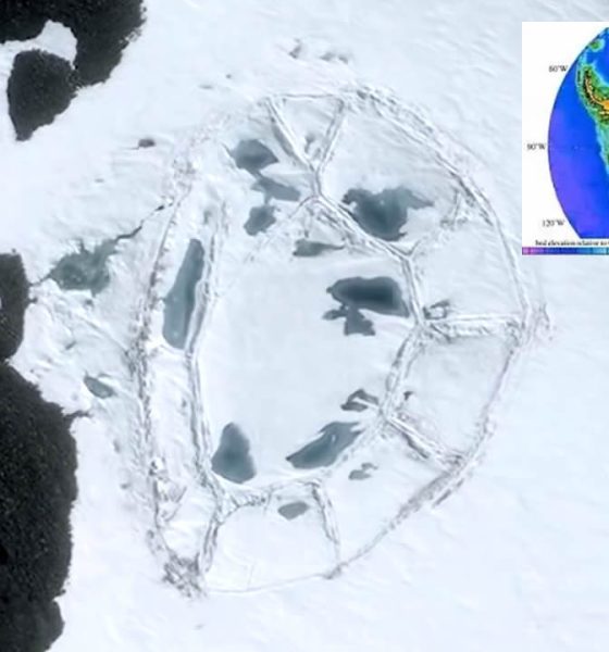 Descubierta una antigua ciudad perdida bajo el hielo de la Antártida