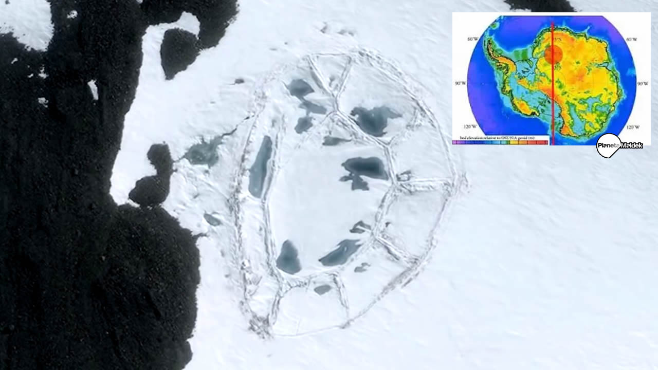 Descubierta una antigua ciudad perdida bajo el hielo de la Antártida