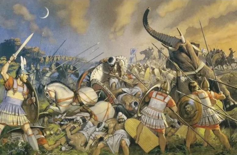 Alejandro Magno y los "escudos voladores de plata que escupían fuego" que siguieron a su ejército