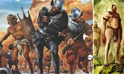 Una batalla épica entre un Gigante azteca y conquistadores españoles fue narrada en un antiguo manuscrito