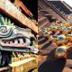 Cientos de esferas doradas halladas bajo el Templo de la Serpiente Emplumada en Teotihuacán