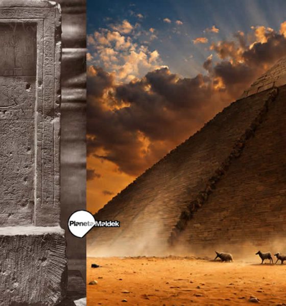 El misterio del origen de las Pirámides y Esfinge de Egipto explicado en una antigua Estela