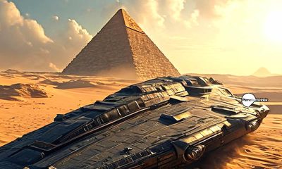 ¿Fue encontrada la "nave espacial" de un dios egipcio en una cámara subterránea en Egipto?