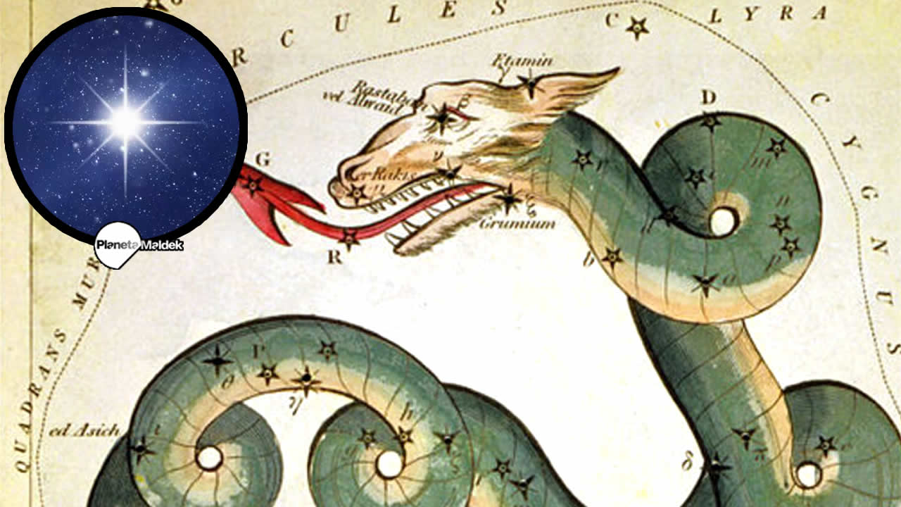 Antes del Diluvio, el eje de la Tierra estaba alineado con la constelación de Draco, no con la Estrella Polar, según antiguos atlas