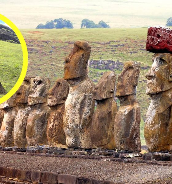 Investigadores desconcertados ante la aparición de una nueva estatua en la Isla de Pascua