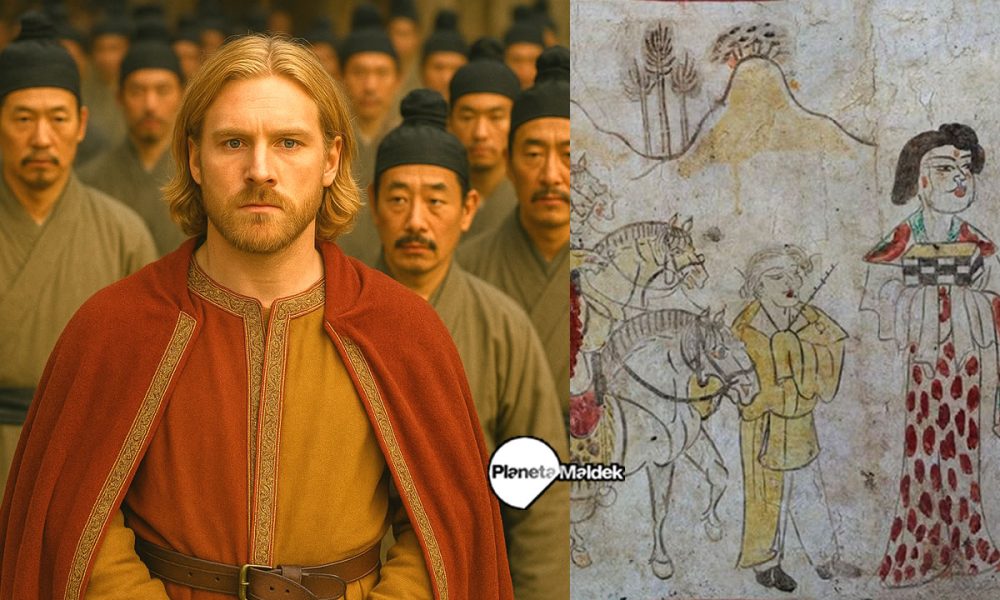 Arqueólogos encuentran algo inesperado en una antigua tumba china: un hombre rubio