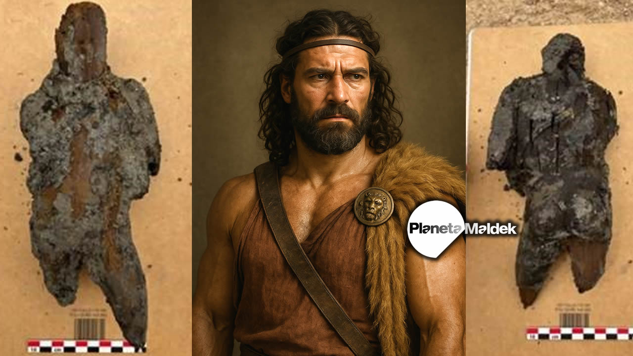 Una rara estatua de madera de Hércules es hallada en un antiguo vertedero romano en Ibiza